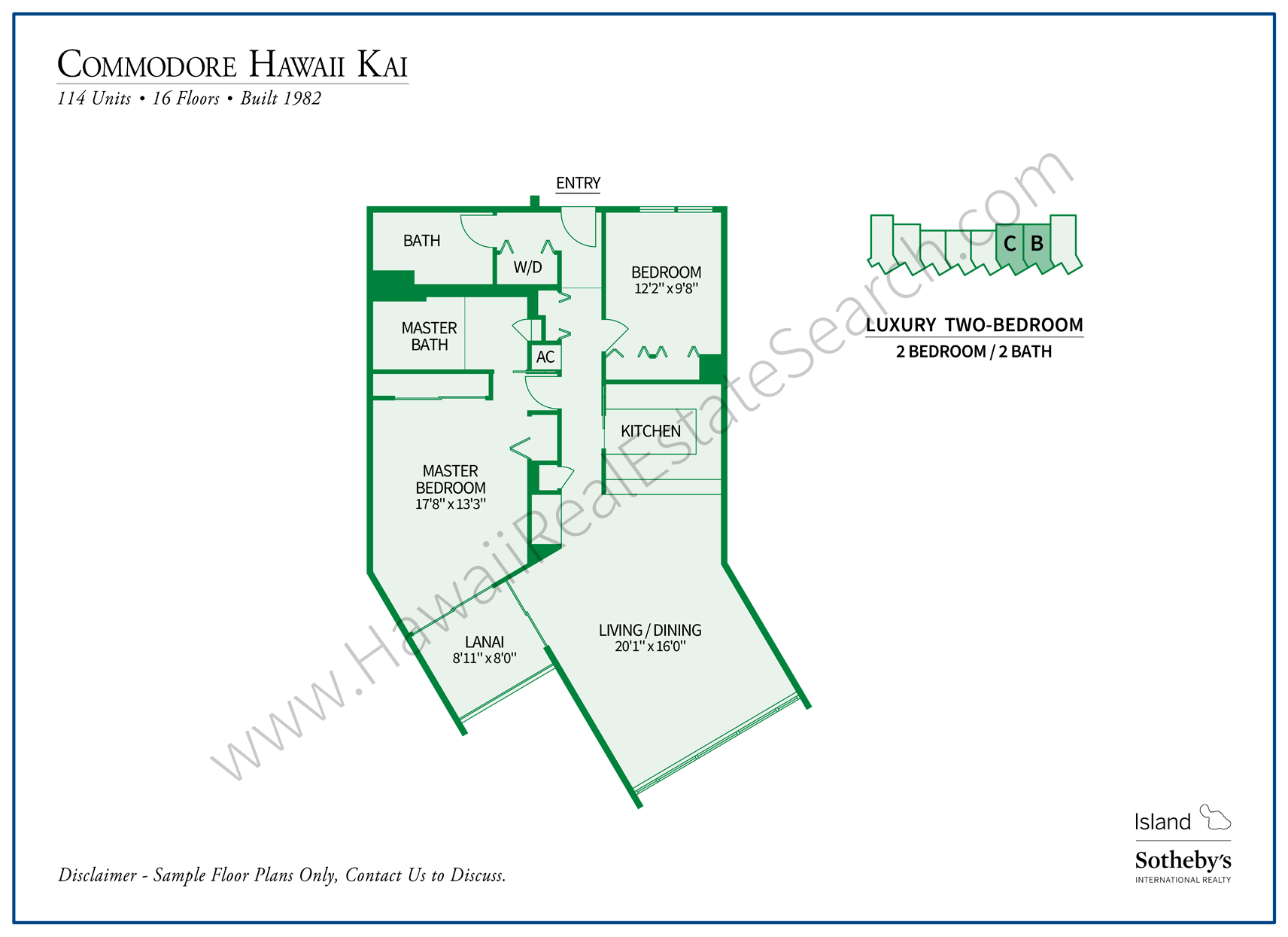 Hawaii Kai Commodore Floor Plan